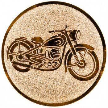 Emblém moto veterán bronz 50 mm