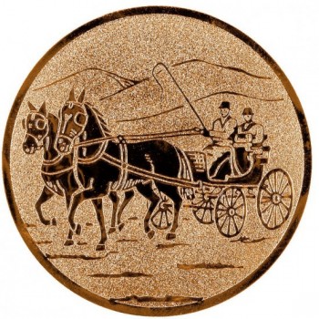 Emblém vozatajství bronz 25 mm