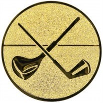 Emblém golf zlato 25 mm