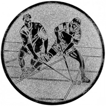 Emblém florbalisti stříbro 25 mm