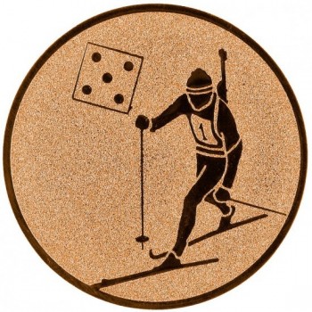 Emblém biatlon bronz 25 mm