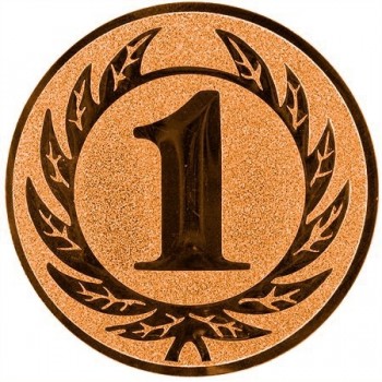 Emblém 1. místo bronz 25 mm
