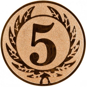 Emblém 5. místo bronz 25 mm