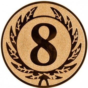 Emblém 8. místo bronz 25 mm