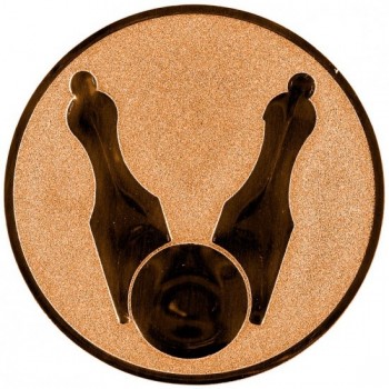 Emblém kuželky bronz 25 mm