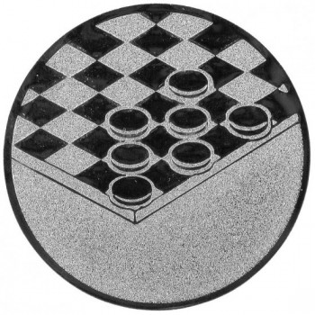 Emblém dáma stříbro 25 mm