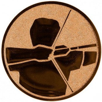 Emblém lukostřelba bronz 25 mm