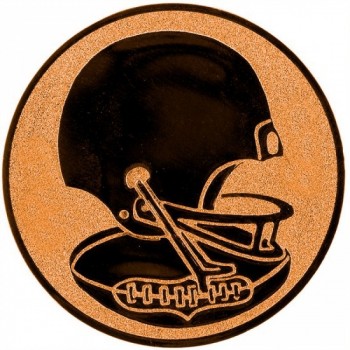 Emblém americký fotbal bronz 25 mm