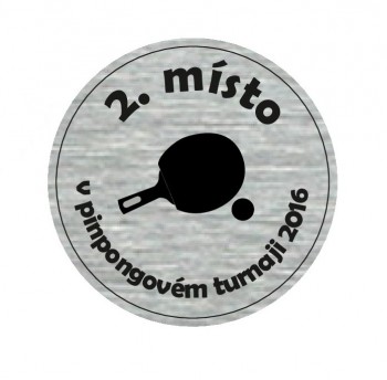 Laserový emblém 50 mm stříbro