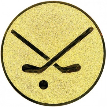 Emblém hokejbal zlato 25 mm