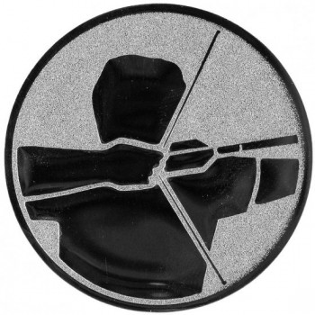 Emblém lukostřelba stříbro 50 mm