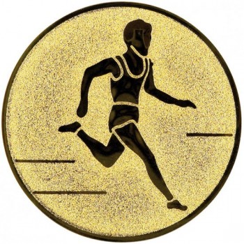 Emblém běh sprint zlato 50 mm
