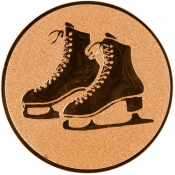 Emblém krasobruslení bronz 50 mm