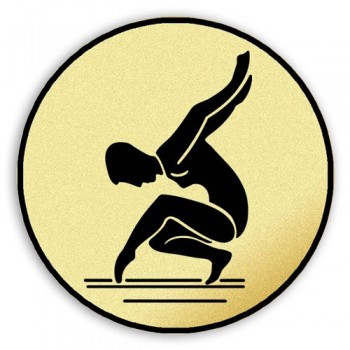 Emblém tištěný Gymnastika 60 mm