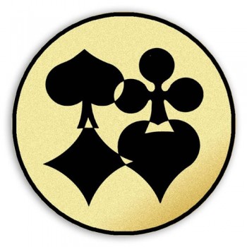 Emblém tištěný Poker 70 mm