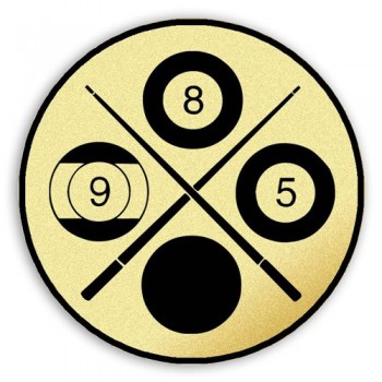 Emblém tištěný Tágo a koule 60 mm