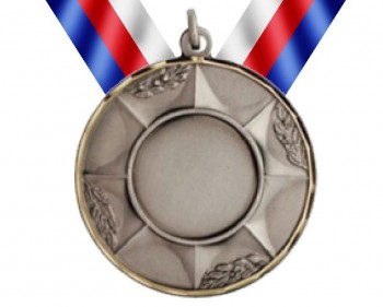 Medaile E2295 stříbro s trikolórou