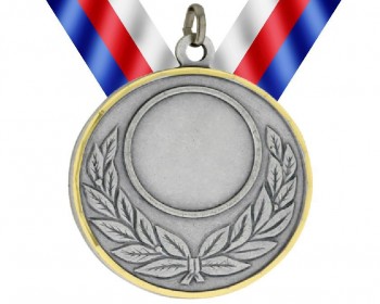 Medaile E2315 stříbro s trikolórou