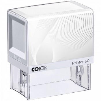 COLOP ® Razítko Colop Printer 60 bílé bezbarvý polštářek / nenapuštěný barvou /