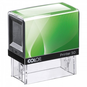COLOP ® Razítko Colop Printer 50 zelené červený polštářek