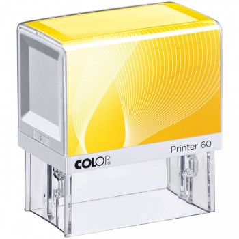 COLOP ® Razítko Colop Printer 60 žluté modrý polštářek