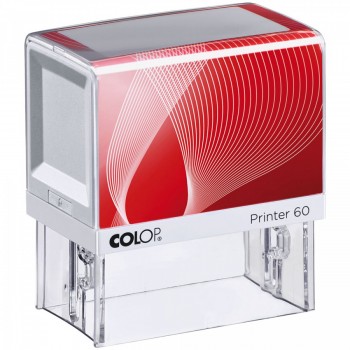 COLOP ® Razítko Colop Printer 60 červeno/bílé modrý polštářek