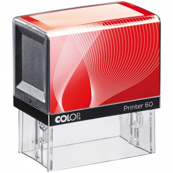COLOP ® Razítko Colop Printer 60 červeno/černé se štočkem bezbarvý polštářek / nenapuštěný barvou /