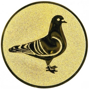 Emblém holub zlato 50 mm
