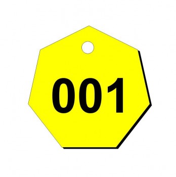 Klíčenka plastová K006 žlutá