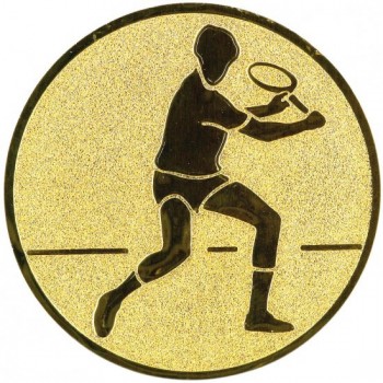 Emblém tenis zlato 25 mm