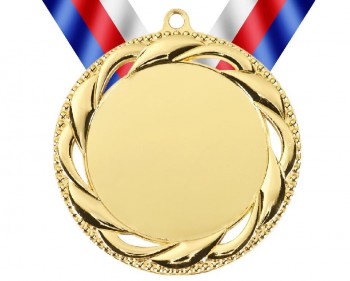 Medaile MD93 zlato s trikolórou