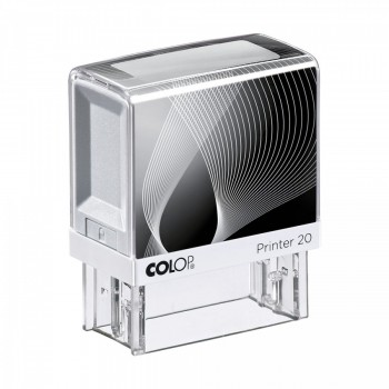 COLOP ® Razítko Colop Printer 20 černo/bílé se štočkem bezbarvý polštářek / nenapuštěný barvou /