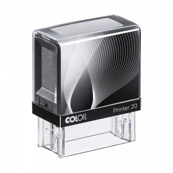 COLOP ® Razítko Colop Printer 20 černo/černé se štočkem červený polštářek