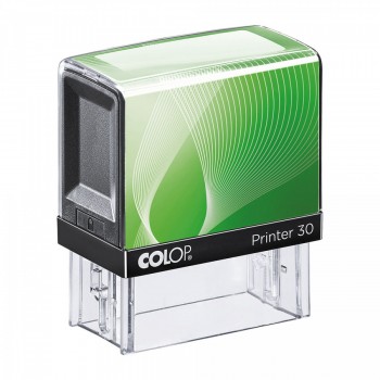 COLOP ® Razítko Colop Printer 30 zelené se štočkem modrý polštářek