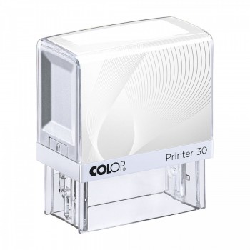 COLOP ® Razítko Colop Printer 30 bílé se štočkem červený polštářek