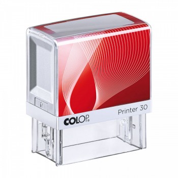 COLOP ® Razítko Colop printer 30 červeno/bílé se štočkem