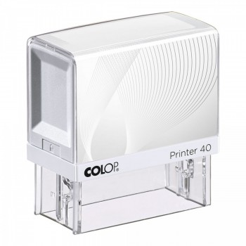 COLOP ® Razítko Colop Printer 40 bílé černý polštářek