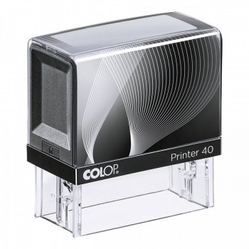 COLOP ® Razítko Colop Printer 40 černo/černé se štočkem bezbarvý polštářek / nenapuštěný barvou /