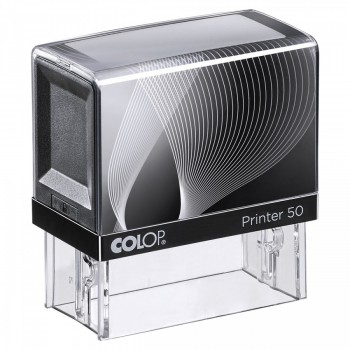 COLOP ® Razítko Colop Printer 50 černo/černé se štočkem zelený polštářek