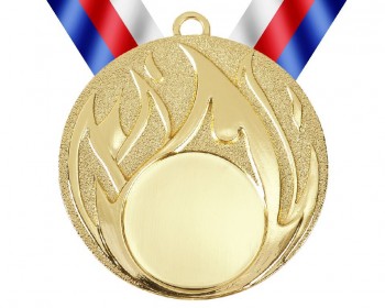 Medaile MD49 zlato s trikolórou