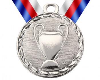 Medaile MD8 stříbro s trikolórou