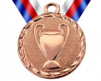 Medaile MD8 bronz s trikolórou