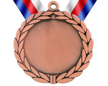 Medaile MD80 bronz s trikolórou