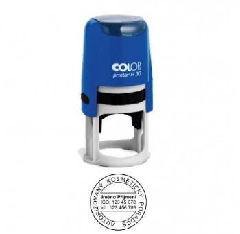 COLOP ® Razítko na geocaching COLOP Printer R30/modrá černý polštářek