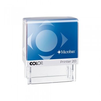 COLOP ® Razítko Colop Printer 20 MICROBAN se štočkem modrý polštářek