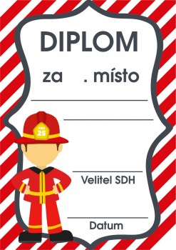 Diplom hasiči D41