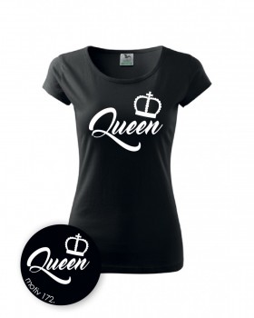 Tričko dámské Queen 172 černé XXL dámské