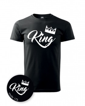 Tričko pánské King 173 černé