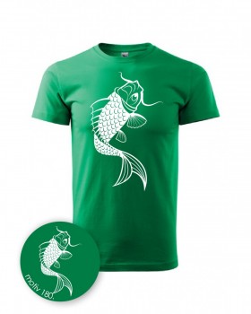 Tričko pro rybáře 180 zelené S pánské