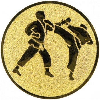Emblém karate zlato 25 mm